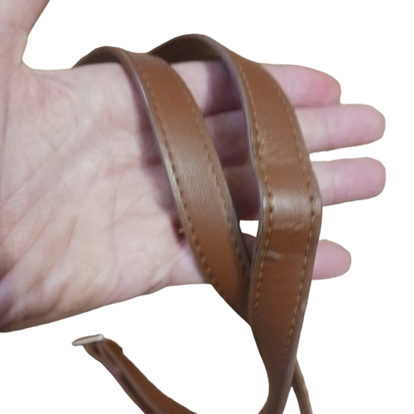 Spartina 449 Crossbody Bag Leather and Linen Shoulder Bag - Picture 11 of 12